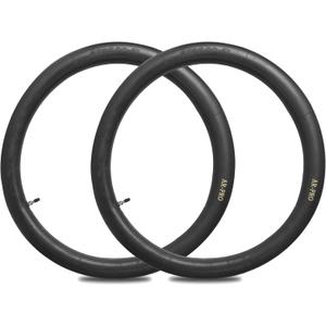 2.75/3.00-21 Replacement Inner Tube 80/100-21(300/325-21) with TR4 Staight Valve Stem, Fits Motorcycle with 21'' Tires (2-Pack) - Made from Heavy Duty, Thick Premium Rubber