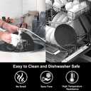 Round Silicone Air Fryer Liners 3Pack, Ninja AF101 & AF161 Silicone Liners for 4-5.3QT, Reusable Air Fryer Accessories Food Grade Liners, Compatible with Ninja, COSORI, Tefal, Bear, Chefman