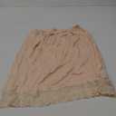 1 Pack Lace Half Slip Underskirt Half Slips for Under Dresses Skirt Extenders Womens Anti Static Half Slip (Large, Khaki)