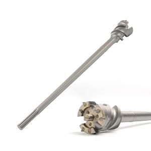 2-1/2 in. Break Through Drill Bit, 2-1/2 in. x 21-2/3 in. Carbide Tipped Hole Saw Bit with Storage Tube, SDS MAX Shank, Tools for Concrete Brick Stone and Other Masonry Construction Material