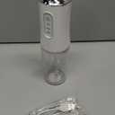 Electric Water Flosser Cordless for Teeth 3 Modes 4 Jet Tips Cleaning and Flossing Water Dental Portable Floss Irrigator Oral Water Flossed Rechargeable Tonsil Stone Travel Adults Birthday Gift (White)