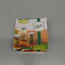 Ball Reusable Mason Jar Lids, Stainless Steel Storage Lids with Silicone Gaskets for an Airtight Seal, Wide Mouth, One Pack of 3, Silver