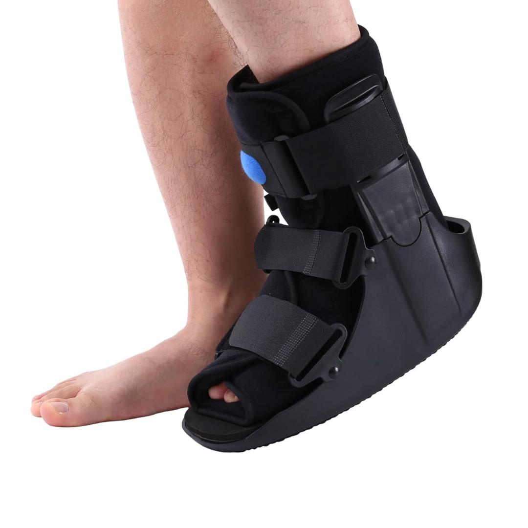 Air Walker Boot Medical Short Fracture Boot for Sprained Ankle and Achilles Tendonitis Inflatable Orthopedic Walking Boot for Broken Foot Fracture Recovery (Short, X-Large)