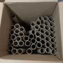BOX USA Cardboard Tubes with Caps, 24"L x 1.5"W x 1.5"H, Pack of 50 | Poster Tube for Mailing and Storage of Blueprints, Artwork, Crafts, Long Art Holder, 24 inches