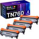 E-Z Ink Compatible TN760 Toner Cartridges Replacement for Brother TN-760 TN730 TN-730 to Use with HL-L2350DW HL-L2395DW HL-L2390DW HL-L2370DW MFC-L2750DW MFC-L2710DW DCP-L2550DW (Black, 4 Pack)