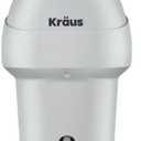 KRAUS WasteGuard 3/4 HP Continuous Feed Garbage Disposal with Ultra-Quiet Motor for Kitchen Sink with Power Cord and Flange Included, KWD211-75MCG