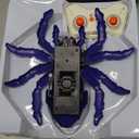 Wall Climbing Remote Control Spider, Rechargeable RC Wall Crawler Tarantula Robot with High Speed & 360 Rotation, Funny Prank Toys Gifts for Boys & Girls Age 3+ (Purple)