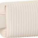 Makeup Bag Small Cosmetic Bag Portable Make Up Bags for Women Cute Makeup Bag for Purse Large Open Small Makeup Pouch Waterproof Makeup Organizer Bag Travel Essentials with Zipper Beige