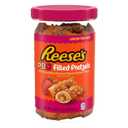 Reese's Filled Pretzels, Peanut Butter and Strawberry Flavored Pretzel Nuggets, Crunchy, Ready to Eat, Sweet and Salty Snack, 18 oz Cannister