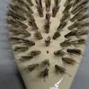 Boar Bristle Hair Brush -boar bristles + nylon pins Smoothes & Detangles All Hair Types, Hairbrush for Women, Men & Kids, Distributes Oils for Natural Shine & Stimulates Scalp (Beige)