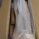 Night Stand with Drawer, Mid Century Nightstand with Storage, Modern Fluted Bedside Table Bedroom Living Room for Small Space, Office (Rustic Walnut)