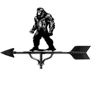 Bigfoot Sasquatch Weathervane - Black