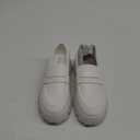 Cestfini Platform Chunky Loafers for Women (7, White)