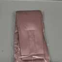 Nature Silk Sleeping Mask Soft Featherweight Eye Mask Large Wrap-Around Blindfold with Adjustable Velcro Blackout for Wild Sleeper Nose Cut Bean Pink