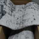 5x7 Area Rug Living Room Rug: Washable Modern Abstract Soft Thin Rug Indoor Floor No Slip Stain Resistant Carpet for Bedroom Dining Room Farmhouse Nursery Home Office - Grey