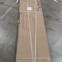 Sunrosa Frameless Bifold Shower Door, 35-2/8" W x 72" H Hinged Folding Shower Door, Glass Shower Door in Brushed Gold, Right Installation