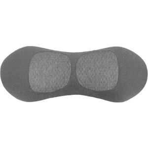 Memory Foam Lumbar Support Pillow - Breathable Lower Back Cushion with Removable Cover for Comfort While Sleeping and Relaxing (Grey)