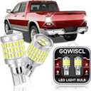 921 912 LED Reverse Light Bulbs Fit for Dodge 2007-2018 Ram 1500 2500 3500 & 2019-2024 Ram 1500 Classic, 6000K White, 600% Brightness with HD Projector Back Up Light Bulb, Pack of 2