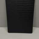 KEROM Compatible with Crocodile MacBook Air 13 inch Case 2021 2020 2019 2018 M1 A2337 A2179 A1932, Textured Elegant Luxury Aligator Skin Snakeskin PU Leather Hard Shell & Keyboard Cover, Black