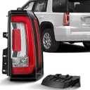 LED Tail Light Assembly, Compatible with 2015 2016 2017 2018 2019 2020 GMC Yukon/Yukon XL Denali SLE SLT Rear Lamp Brake Taillights Replacement GM2801268, 84536243, 23380460 (Right Passenger Side)