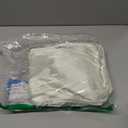 Wish Care 9ft Ivory Satin Table Skirt for Rectangle Tables Wrinkle Free Glitter Desk Skirts Pleated Ruffle Table Cloth for Wedding Birthday Baby Shower Party Banquet Cake Teacher Table Decorations (108 in x 30 in)