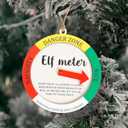 7 x Naughty Christmas Ornaments 2025, Elf Meter Ornament, Funny Naughty or Nice Christmas Elf Decoration, Hilarious, Cute Ornaments for Kids, Family Christmas Tree Decor, Santa Helper Meter (Nelxi-244)