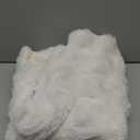 LIFEREVO Fluffy Faux Rabbit Fur Body Pillow Cover, Luxury Ivory Bubble Shaggy Plush Bed Body Pillowcase with Zipper Closure, Long 20"x54" Fuzzy Furry Pillow Case for Adults Kids Girls Teens, Beige