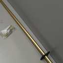 EXCLUSIVE HOME Silver Aged Sphere 1" Curtain Rod and Coordinating Finial Set, Gold, Adjustable 36"-72"