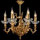 Bonuci 6 Pcs Chandelier Bobeche 4 Side Holes 4 Inch Crystal Chandelier Bobeche Cups Replacement Part and Accessories for Home Wedding Birthday Party Elegant Decor(Clear)