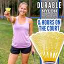 Franklin Sports Volleyball + Badminton Sets - Beach + Backyard Game Set - Volleyball, Pump, Badminton Rackets, Birdies, Net + Poles Included
