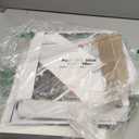 Livelynine 32-Tiles White Peel and Stick Floor Tile Waterproof Vinyl Sheet Flooring Self Adhesive White Floor Tiles for Bathroom Kitchen Basement Bedroom Renter Friendly Laminate Flooring 12x12 Inch