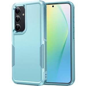 FNTCASE for Samsung Galaxy S24 CaseDual Layer Rugged Protective Phone Cover | Heavy Duty Non-Slip Shockproof Protection Phonecases | Military Grade Drop Proof Bumper Tough - 2024, 6.2inch (Matte Teal)
