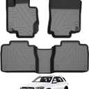KUST Floor Mats for 2020-2025 2026 Mercedes Benz GLE 350 / GLE 450 Accessories (NOT for Coupe), Custom Fit All Weather Car Mats Floor Liners 2 Row High Edge