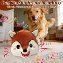 Mity rain Interactive Dog Toys with Thicken Plush, Moving Dog Toy