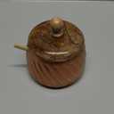 Frescorr - Sugar Bowl with Lid and Spoon, 14 oz Sugar Bowl with Spoon, Sugar Container for Coffee Bar, Sugar Jar, Modern Farmhouse Kitchen Decor (Medium)