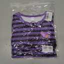 Baby Girl Fall Clothes: Soft Long Sleeve Bow Tie Print Outfits Casual Birthday Party Clothing for 6Months-3T (Purple)