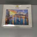 MyPuzzle Grand Canal with Gondola At Sunset Venice Italy - Premium 1000 Piece Jigsaw Puzzle for Adults