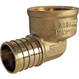 XFITTING 1 Inch Pex x 1 Inch Pex Female NPT Elbow, 2 Pieces