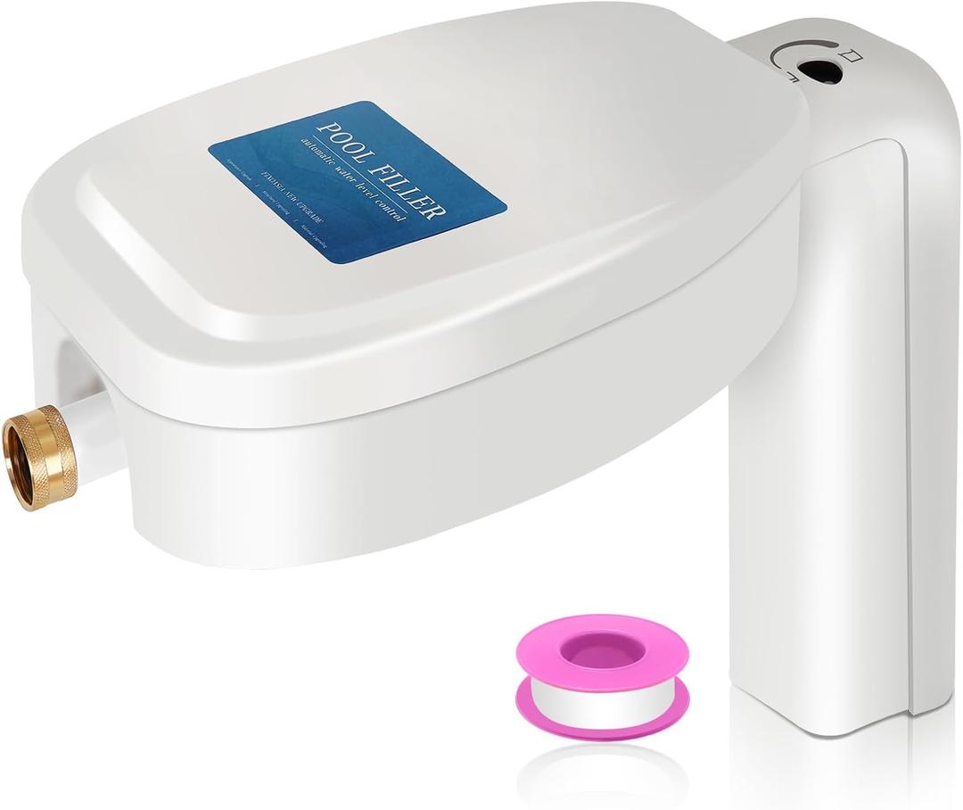 2025 Upgrade Automatic Pool Filler, 5 Year Warrnaty, Pool Water Leveler Auto Fill, Accurate Control, Pool Water Auto Fill Float Valve, Used for Inground Pool & Above Ground Pool & Pond (Ocean Blue)