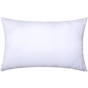 MIULEE Throw Pillow Insert Premium Pillow Stuffer Sham Rectangle Form for Decorative Cushion Bed Couch Sofa 20x36 Inch