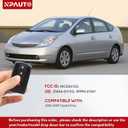 Key Fob Fits for 2004-2009 Toyota Prius, Smart Keyless Entry Remote for Silver Logo only MOZB31EG, 2nd Gen Smart Proximity Remote Control Prius Key 2004 2005 2006 2007 2008 2009