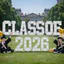imprsv Class of 2026 Sign for Graduation Decorations 2026, 3FT Class of 2026 Large Light Up Numbers Letters for Graduation Signs, Grad Party Backdrop