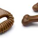 Benebone Dental Durable Dog Chew Toy for Aggressive Chewers, Real Bacon, Made in USA, Small & Wishbone Durable Dog Chew Toy for Aggressive Chewers, Made in USA, Small, Real Bacon Flavor