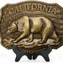 Superkred Western Belt Buckles for Men - American Flag Cowboy Belt Buckle for Men Women, Hebillas Vaqueras Para Hombre