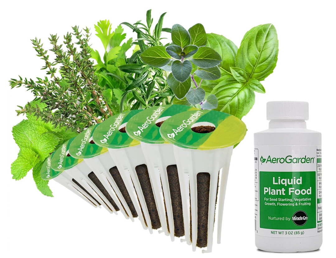 AeroGarden Assorted Italian Herb Seed pod Kit, 6Pod