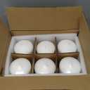 Candle Charisma White Pillar Candles Bulk Pack of 6  (3x4 Inch) Long-Lasting 70-Hour Burn, Dripless & Smokeless  Perfect for Hassle-Free Decor at Weddings, Fall Table Centerpieces & Special Events