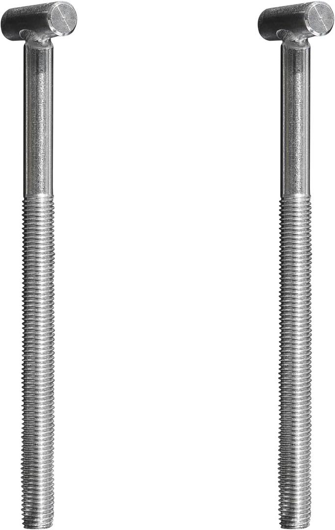 2 Pcs 070428Z T-Bolt Stainless Steel Screws for Pool/Spa D.E. Filters, Fits Pentair SM & SMBW 2000 Series, Nautilus Plus Pool Compatible with 194997, 53108900, DEX2420JKIT, DEX2400JN Nut Assemblies