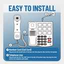 Uvital Big Button Phone for Seniors, Corded Landline Phones for Seniors with 8 One-Touch Dialing Big Buttons and 1 SOS Emergency Button, Hands-Free, Loud Ringer, Easy to Use