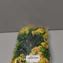 Artificial Flowers for Outdoors Fake Flowers Plants for Spring Summer Decor, 12 Bundles Silk Morning Glory with Eucalyptus Look Real UV Resistant Yellow Faux Flowers for Outside Planters Yard Patio