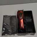 Hair Clippers for Men Professional Clippers for Men Cordless&Corded Barber Clippers for Hair Cutting & Grooming. Rechargeable Hair Trimmer Kit for Household (Red)